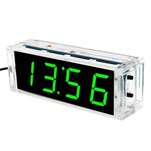 Набор цифровых часов, 1 дюйм, светодиодная цифровая трубка 51, микроконтроллер, электронные часы, детали для рукоделия - Product Image 1