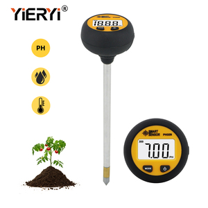 Yeni LCD 3 IN 1 toprak PH nem sıcaklık ölçer toprak test cihazı dikim çiçek bahçe nemli test cihazı - Product Image 2