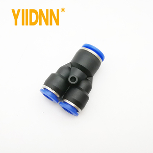 <strong>PW</strong> Series 3 Way Y Shape Pneumatic Push in Fitting Connector Quick Fittings 4mm - 16mm 6 8mm 10mm 12mm 14mm OD Hose <strong>Tube</strong> for Air