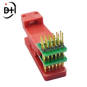 Supporto per Test di spaziatura da 2.54mm morsetto per clip per PCB dispositivo di fissaggio sonda pogo pin Download programma Burn Single/Double4P 5P 6P 7P 8P 9P 10P - Product Image 5