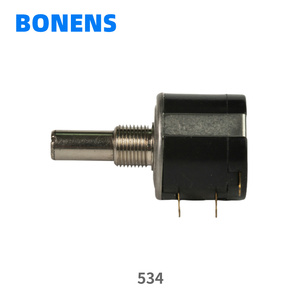 534 Multi-turn10 turn wirewound <strong>potentiometer</strong> Adjustable rotary <strong>potentiometer</strong> 5% <strong>linear</strong> 0.25% 2w <strong>potentiometer</strong> 10k ohm - Product Image 3