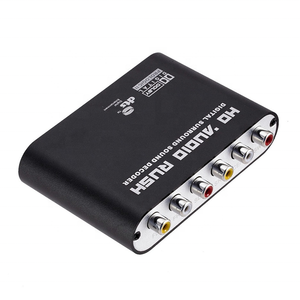 Decodificador de Audio Digital AC3/DTS, 5,1 canales, decodificador de sonido Digital a caja convertidora analógica 5,1