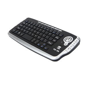 Mini teclado trackball sem fio de qualidade estável com <span class=keywords><strong>mouse</strong></span> integrado para smart tv
