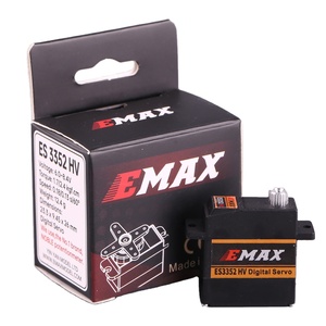 EMAX ES3352HV 12g 9mm MINI RC modülü aksesuar uçak Drones aksesuarları için tüm amaçlı yüksek gerilim Metal dişli dijital Servo - Product Image 1