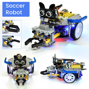 Keyestuum vari stile fai da te Mini carro armato Robot Smart BT STEM educativo 4WD Mecanum Kit per auto Robot per Arduino - Product Image 6