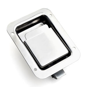 Hengsheng MS866 paslanmaz çelik/karbon çelik RV kürek kolu giriş kapı kilidi gömme kolu kamyon kapı mandalı kilit düz kilit - Product Image 3
