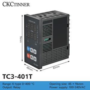 恒温器TC3-401T 220V柜式温度和时间集成数字显示 - Product Image 4