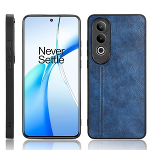OnePlus Nord CE4 için sütür tasarım Retro PU deri telefon kılıfı/Oppo K12 mat arka kapak koruma kılıf için - Product Image 5