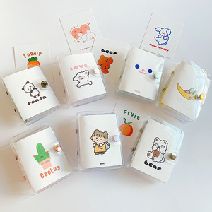 Nuevo diseño lindo transparente suave PVC cubierta personalizada estudiante mini bolsillo Bloc de notas Carpeta de hojas sueltas diario cuaderno - Product Image 3