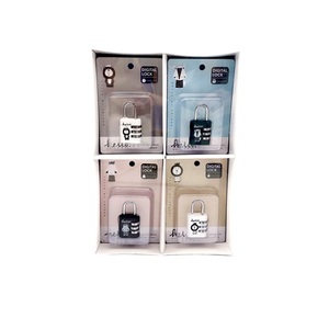 Ingrosso su misura 3 cifre numero codice in lega di zinco sicurezza viaggio sicuro blocco bagagli Mini borsa con Password lucchetto - Product Image 4