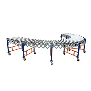 Langlebiger flexibler Rollen förderer Automatisches Entladen des Band förderers S-Typ Rollen fördersystem mit Strom zum Entladen des Kartons - Product Image 2