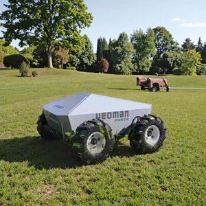 1000ft ขับเคลื่อน4ล้ออันล้ำสมัยจาก Yeoman EM400C รีโมทคอนโทรล18 "หุ่นยนต์ตัดหญ้า24V มอเตอร์มีประสิทธิภาพสูง - Product Image 1