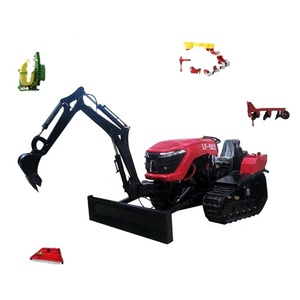 Çeltik alan traktör paletli 50HP/60HP/80HP/100HP çok fonksiyonlu dizel paletli traktör fabrikası - Product Image 1
