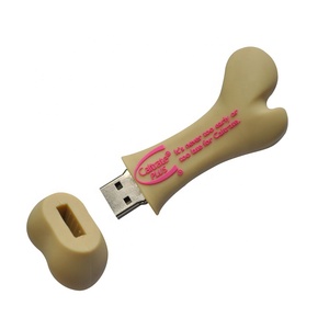 可爱的狗骨形状 Usb 记忆棒与标志，迷你笔驱动器塑料骨 USB 2.0 闪存盘 - Product Image 3