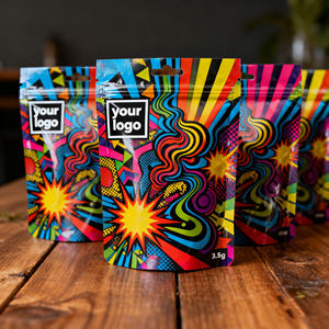 ถุงไมลาร์แบบมีซิปล็อคพิมพ์ลายตามสั่ง ขนาด 3.5 กรัม ป้องกันกลิ่น พร้อมกล่อง - Product Image 5