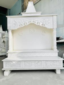 现代风格独家印度天然石材大理石Mandir家居Pooja寺庙手工雕刻雕塑模型 - Product Image 2