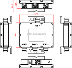 RFコンバイナーRFトリプレクサーcombiner1710-1880MHz/1920-2170MHz/2500-2690MHz3ウェイコンバイナー - Product Image 3