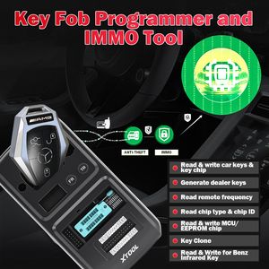 X100 MAX IMMO strumento di programmazione chiave automatica con KC501 tutti i sistemi diagnosi bidirezionale ECU codifica strumento di scansione di programmazione - Product Image 4