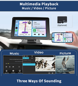 SUNWAYI Wireless Carplay 7 Inch Screen Universal Car Multimedia Video Player Android Auto Touch Screen Car <strong>Monitor</strong> - Product Image 3