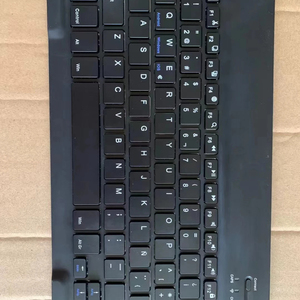 Teclado portátil mini Delgado inalámbrico de diente azul para tableta Samsung Android ipad - Product Image 1