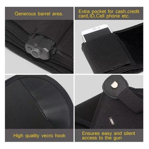 बीएससीआई फैक्टरी OEM कस्टम लोगो टिकाऊ सामरिक नरम नियोप्रीन छुपा हुआ कैरियर बेली बैंड होल्स्टर - Product Image 3