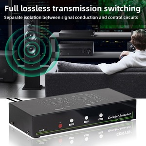 Amplifier Speaker Selector Switch <strong>Switcher</strong> <strong>1</strong> <strong>Input</strong> 2 <strong>Output</strong>/2 <strong>Input</strong> <strong>1</strong> <strong>Output</strong> Power Amplifier Speaker Selector <strong>Switcher</strong>