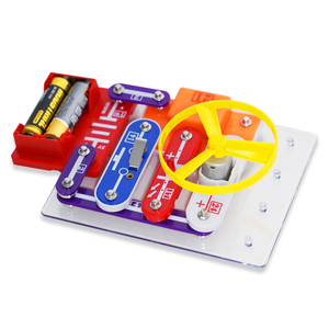 Scienza dei bambini fai da te circuito Radio esperimento giocattolo Puzzle scienza elettronica blocchi di costruzione programmabili blocchi - Product Image 1