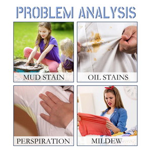 Jaysuing quần áo rửa xà phòng bàn chải bộ vết bẩn nấm mốc loại bỏ Hydrating làm sáng người lớn quần áo trẻ em xà phòng để giặt quần áo - Product Image 2