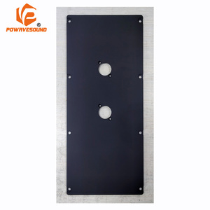 Placa de aluminio para amplificador de potencia, altavoz activo POWAVESOUND, cambio a ser, terminal de altavoz pasivo, salida de entrada, speakon - Product Image 1