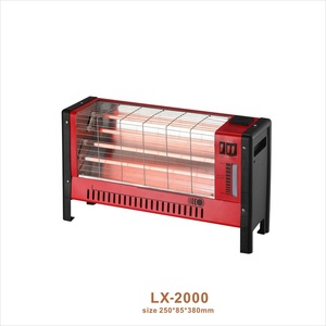 Electrical 1200W Quartz <strong>Heater</strong> with 3 Heating element Red Color LX-2820 - Product Image 5