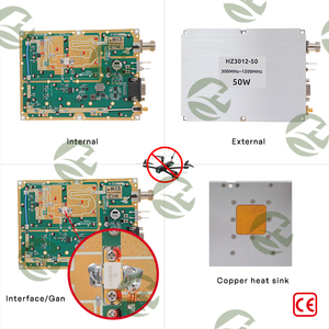 เครื่องขยายสัญญาณความถี่กว้างพิเศษ 50w 300MHz-1200MHz สำหรับป้องกันโดรน ตัวบล็อกสัญญาณโดรน ตัวรบกวนสัญญาณโดรน โมดูลป้องกัน FPV - Product Image 2