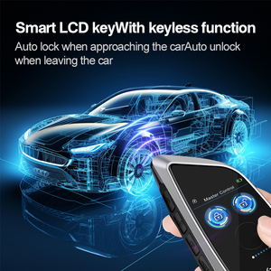 Casus Anti-hijack araba merkezi kilitleme sistemi akıllı araba anahtarı LCD 2way evrensel araba alarm sistemi - Product Image 5