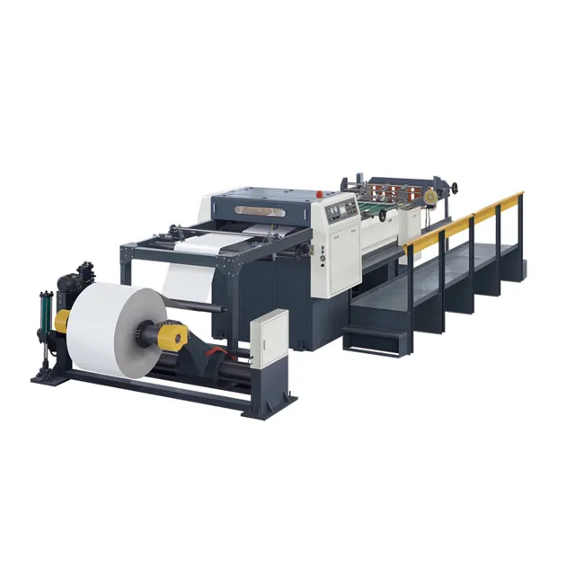 Máquina de corte de papel para impressão de papel offset, faca rotativa com acionamento de rolo enorme para folhas, máquina de corte com padrão CE [JT-CM1100A]