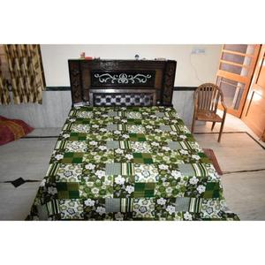Custom Made Printed Cotton Bed <strong>Sheet</strong> Sets Simple Style Indian Themed with Matching Pillow Cases for Resale - Product Image 3