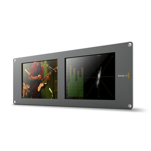 SmartScope DUO 4K 2 raflı 3U 8 \ "IPS LCD 2 monitör geniş ekran LED arka işık 60Hz yenileme SD/HD-SDI 3 Gb/s yeni iş Video DC - Product Image 1