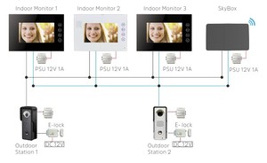 7&quot; Video Door Phone <strong>with</strong> <strong>Memory</strong> Door Lock <strong>Intercom</strong> Smart Home Products Video Doorbell Audio <strong>Intercom</strong> System - Product Image 6