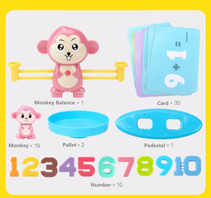 猴子数学数字计数颜色认知玩具平衡计数游戏 - Product Image 3