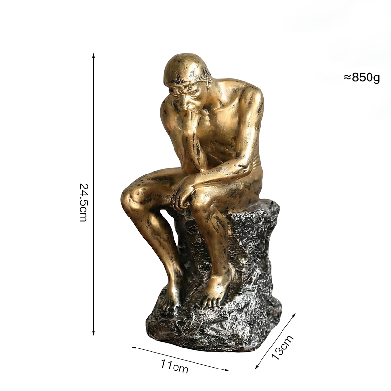 thinker man-golden