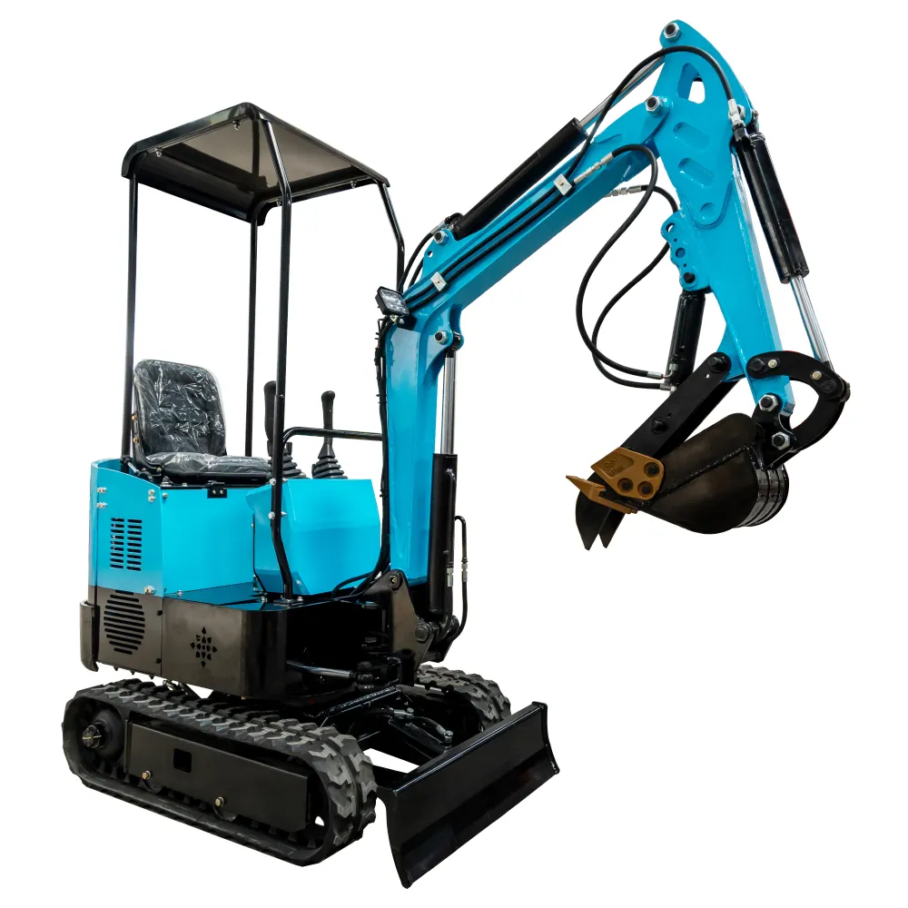 1 ton mini escavatore di alta qualità Mini scavatrice 1 Ton cina compatto Mini escavatore movimento macchina per la vendita