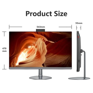 21.5 23.8 Inch Aio Pc Intel Core I3 I5 I7 N5095 Office School Win10 <strong>Linux</strong> Ubuntu Wifi All in One <strong>Desktop</strong> <strong>Computer</strong> With Camera - Product Image 2