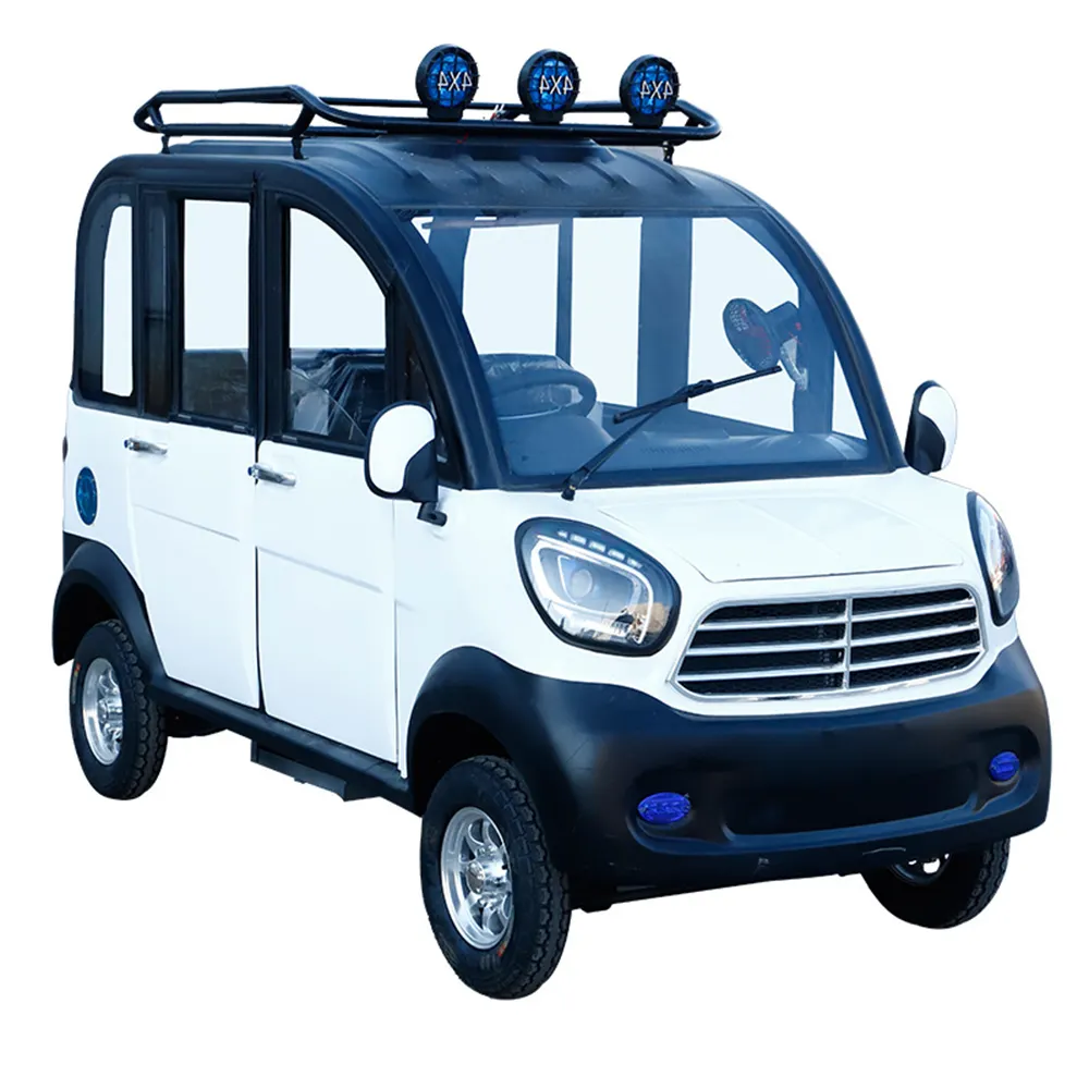 New Energy Vehicles Mini Electric 4 Wheel Enclosed Electric Scooter Car Van Small Electric Car Four Wheeler For Adult