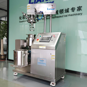5-25l Small Lotion Vacuum Emulsifying Cosmetic Petroleum Jelly Beauty Cream Cheese Making Machine Homogenizer Emulsifier <strong>Mixer</strong>