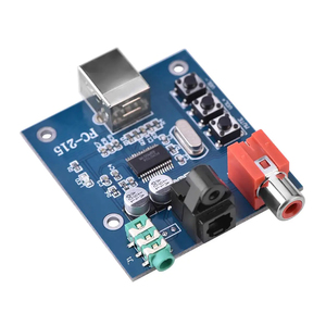 USB-DAC-Modul PCM2704 HiFi-Soundkarten-Decoder platine 3,5-mm-Analogausgang SPDIF für PC - Product Image 2