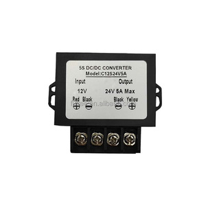 Impermeable 3A 5A 12 V a 24V DC Step up Converter 12Vdc Boost 24Vdc Regulador de voltaje Módulo de refuerzo Entrada 12 voltios Salida 24 voltios