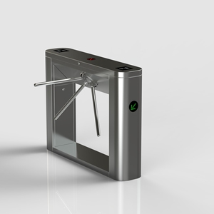 Cancello della barriera del cancello girevole del treppiede di controllo di accesso di altezza della vita semiautomatica ad alta sicurezza di 3 bracci per lo stadio - Product Image 2