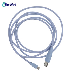 CAB-CONSOLE-USB USB คอนโซลสาย USB มินิ1.8เมตร6Ft แสงสีฟ้า Config ควบคุมเราเตอร์สวิทช์ - Product Image 1