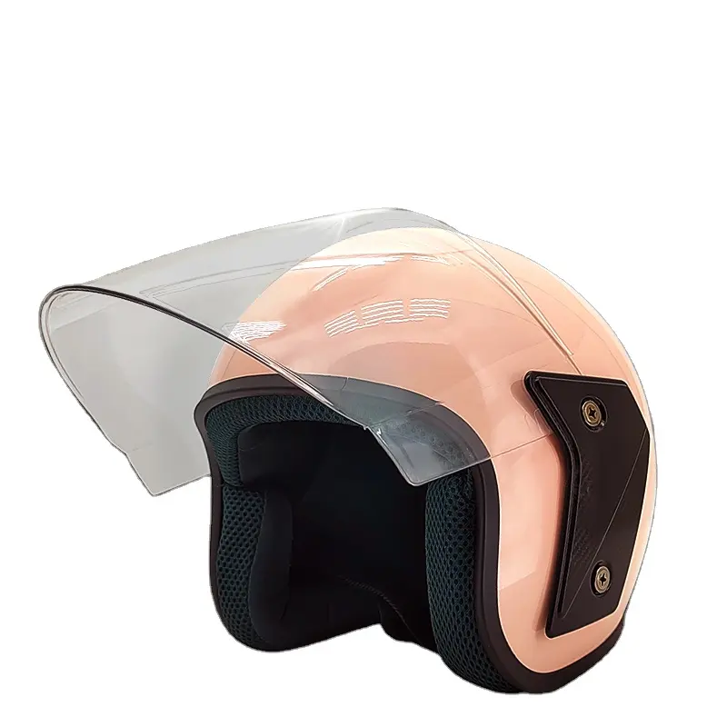 Casque de moto avec profil personnalisé, en Abs rose, vente en gros, nouveauté 2022