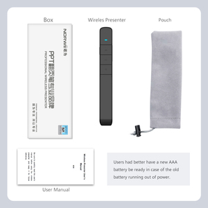 N36 Multifunktion aler roter Laser Pen Pointer USB Clicker für Powerpoint-Präsentationen Schwarz Weiß - Product Image 6