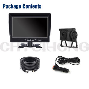 Directo de fábrica, Monitor LCD de 7 pulgadas, IP68, Kit de cámara de respaldo impermeable para camión, autobús, furgoneta, AHD, gran oferta, sistema de seguridad inverso para coche - Product Image 5