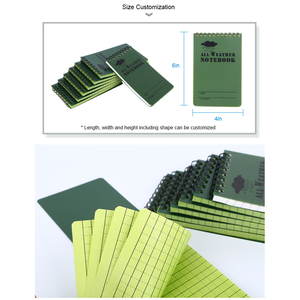 热卖定制迷你3 "x 5" 螺旋记事本全天候防水口袋笔记本定制记事本 - Product Image 3